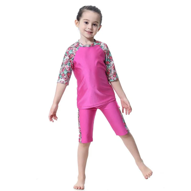 Мусульманский купальный костюм из 3 предметов для девочек детские купальные