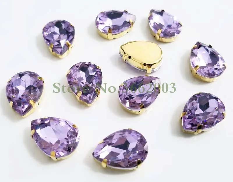 Кристаллы с Золотым дном фиолетовые кристаллы DR образной формы высокого