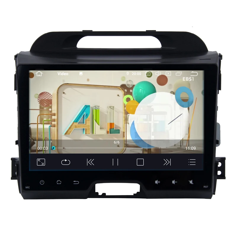 COIKA Android 9 0 четырехъядерный Автомобильный мультимедийный радио для Kia Sportage 2011 2015 GPS