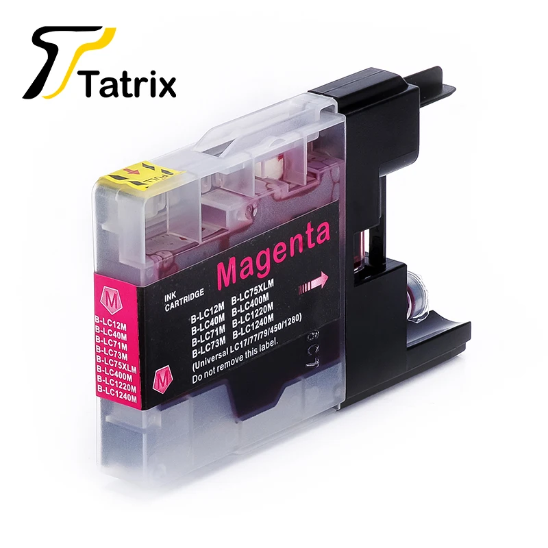 Картриджи Tatrix 8 шт. для Brother LC12 LC40 LC71 LC73 LC75 LC400 LC1220 LC1240 картриджи J6710CDW J6710CDW|ink cartridge|ink
