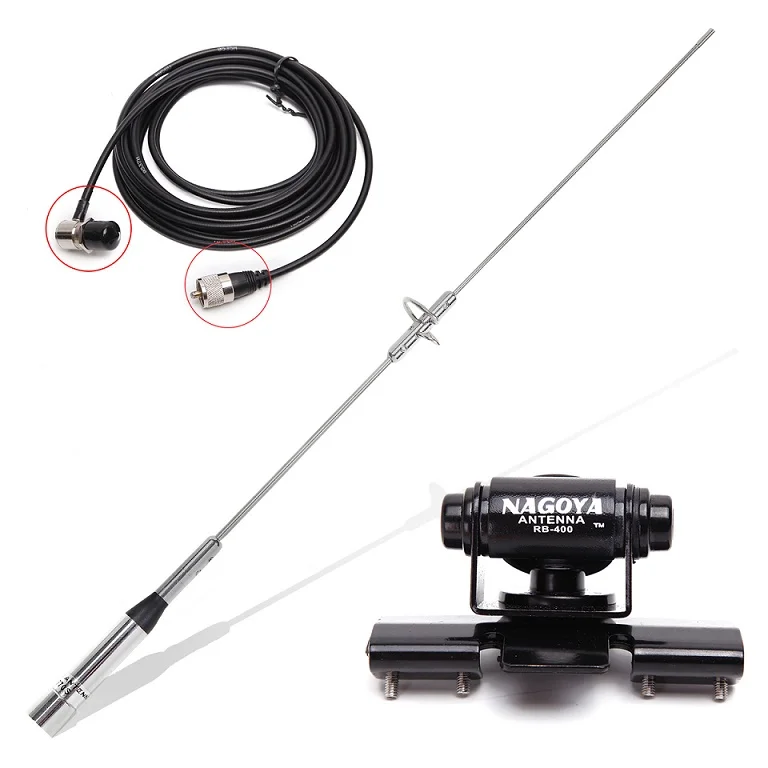 BAOFENG Нагоя NL-770S Двухдиапазонная UHF/VHF 144/430MHz 150W 2,15/3.0dBi антенна SL16/UHF-J/M Тип Автомобильная радио Мобильная радио антенна - Цвет: as pic show 3