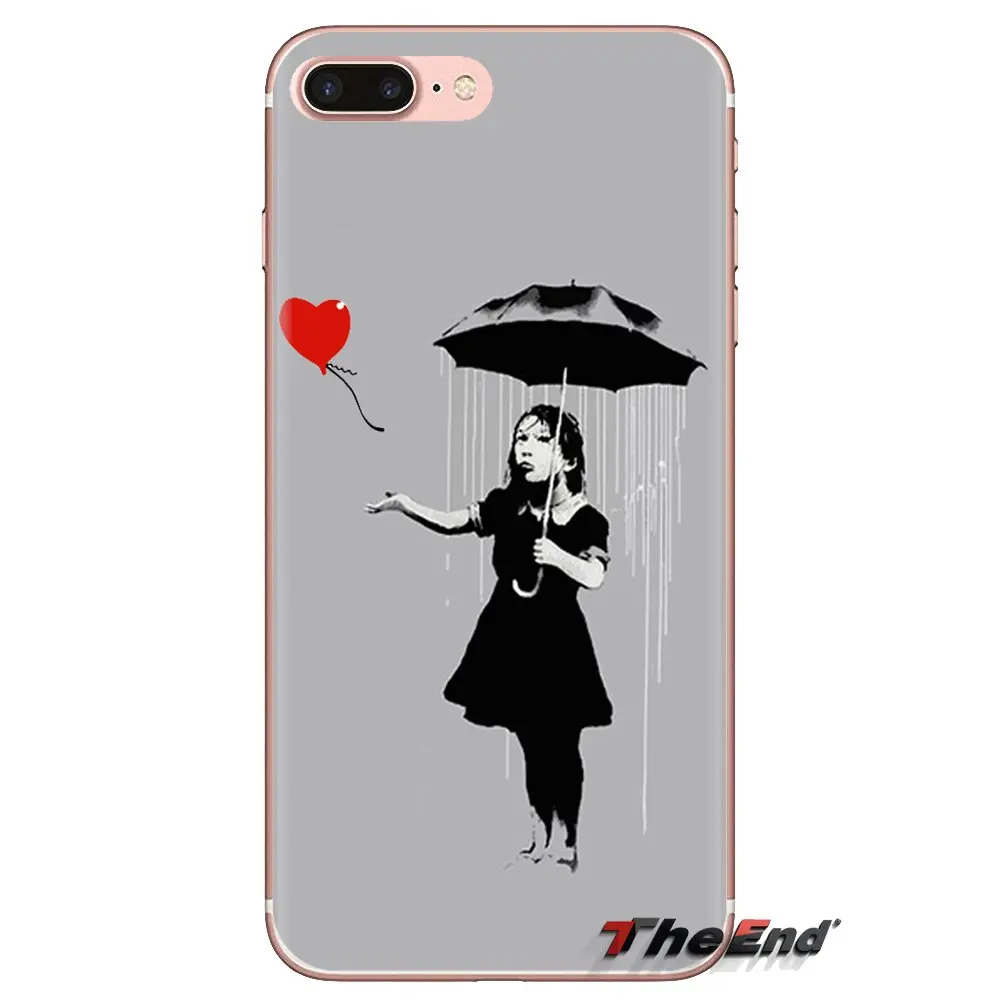 Street Art Banksy Graffiti Painting TPU Skin Cover For LG G3 G4 Mini G5 G6 G7 Q6 Q7 Q8 Q9 V10 V20 V30 X Power 2 3 K10 K4 K8 2017 |