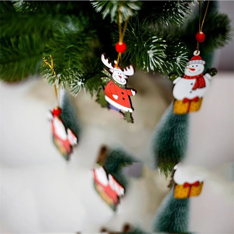 Новый орнамент arbol de navidad подвесная подвеска Рождественский Санта Клаус Лось