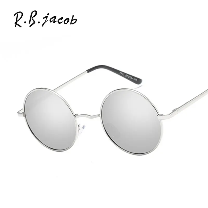 2017 Новая мода Круглый Для женщин Солнцезащитные очки для мужчин Малый Размеры
