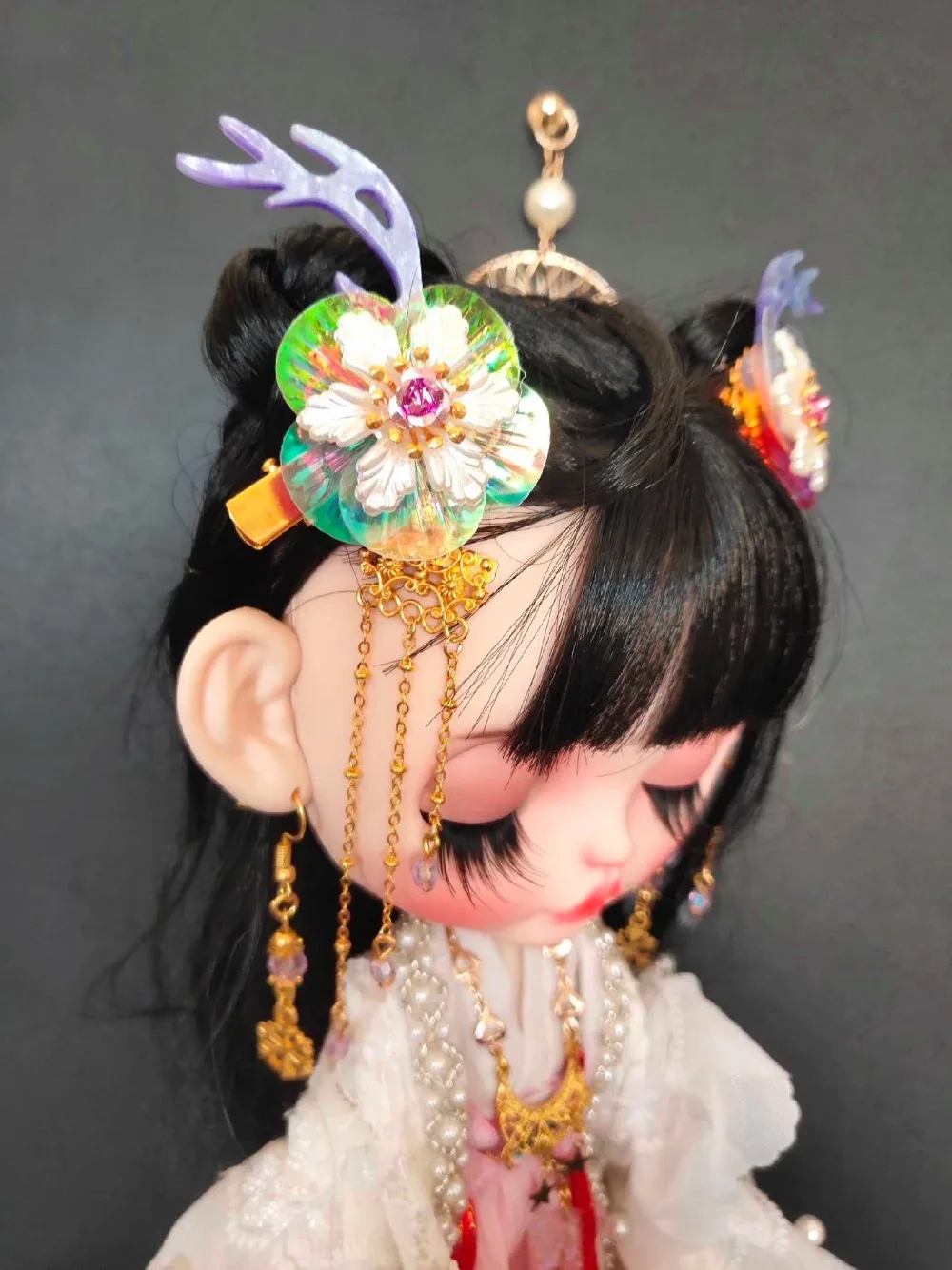 Китайская одежда Hanfu для кукол Blyth, одежда licca azone, куклы, одежда, платье 0704