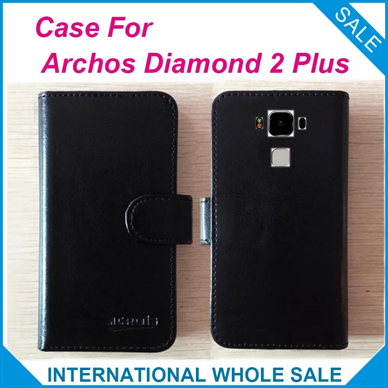 

Hot!! 2016 Archos Diamond 2 Plus Case, 6 Colors High Quality Leather Exclusive Cover For Archos Diamond 2 Plus tracking number