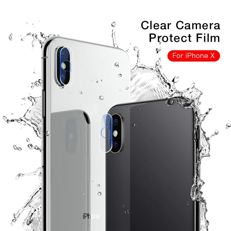 2 шт. Защитная пленка для камеры iPhone X Закаленное стекло экрана 10 9 H Защита от