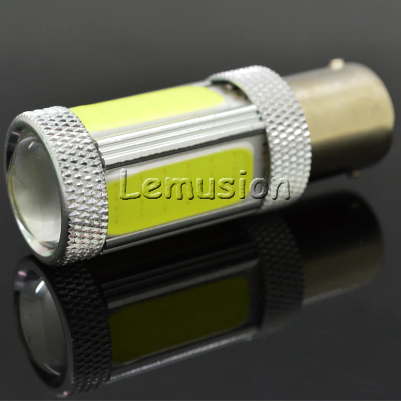 2X 1156 Ba15S S25 P21W 25W 6500K белый 2500LM COB Автомобильный светодиодный фонарь задний тормоз