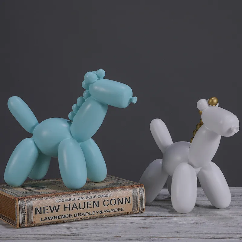 Современный абстрактный милый воздушный шар собака полимерные изделия