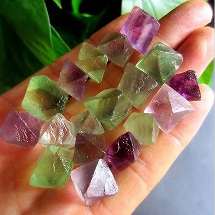 

1000g Rare octagonal fluorite crystal gem stone original specimen