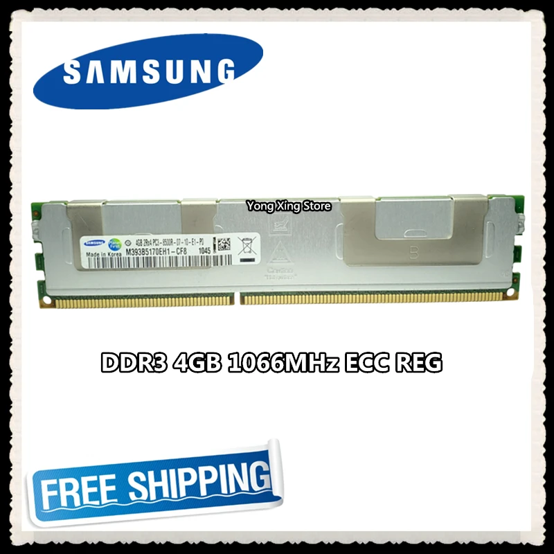 Samsung Server memory DDR3 4GB 8GB 1066MHz ECC REG Register DIMM  PC3-8500R RAM 240pin 8500 4G