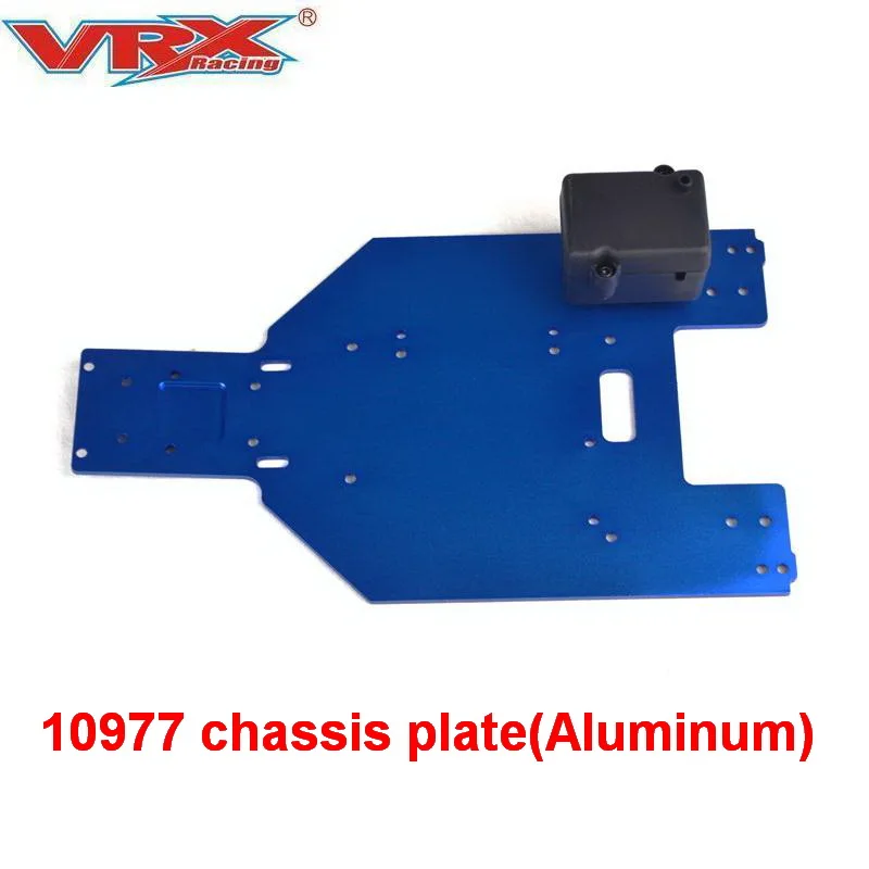 

10977 Aluminum Alloy Chassis Plate For VRX Racing RC Car Remote Control Toys Parts Fit RH1043/1045 Rear Axle Design Desert Card