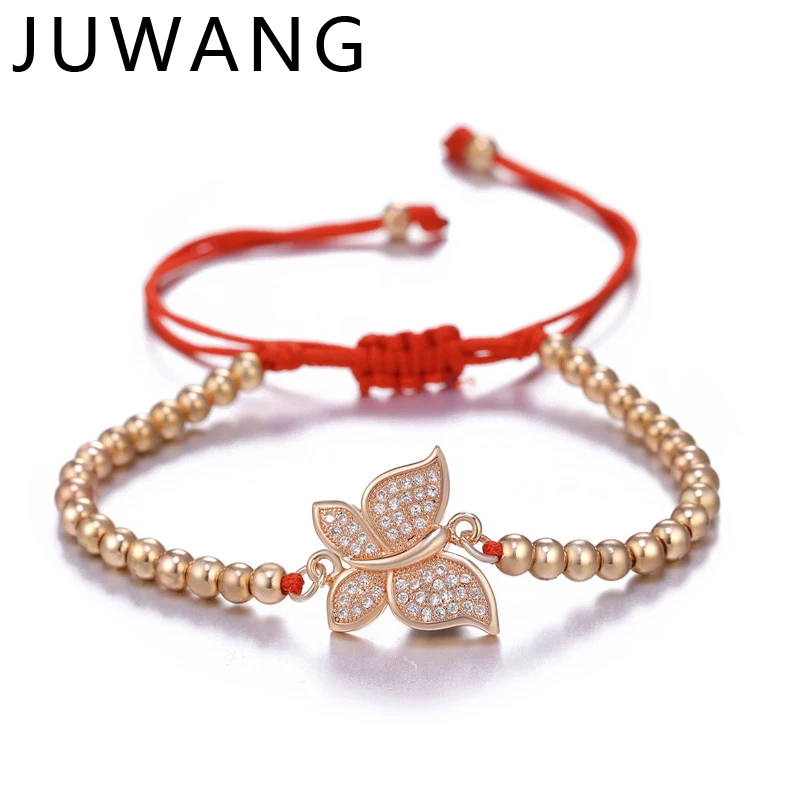 CZ Кристалл Бабочка браслет и для женщин простой Регулируемый Циркон Pulseras Mujer