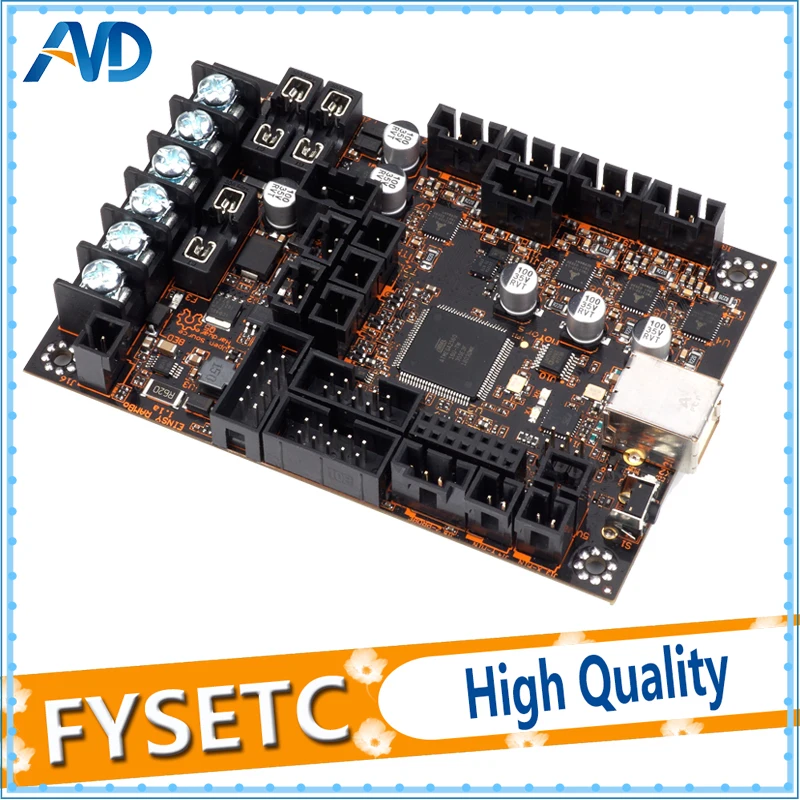 EinsyRambo 1.1a материнская плата для Prusa i3 MK3 с 4 шаговыми драйверами Trinamic TMC2130 SPI управление 4 Mosfet переключаемые выходы