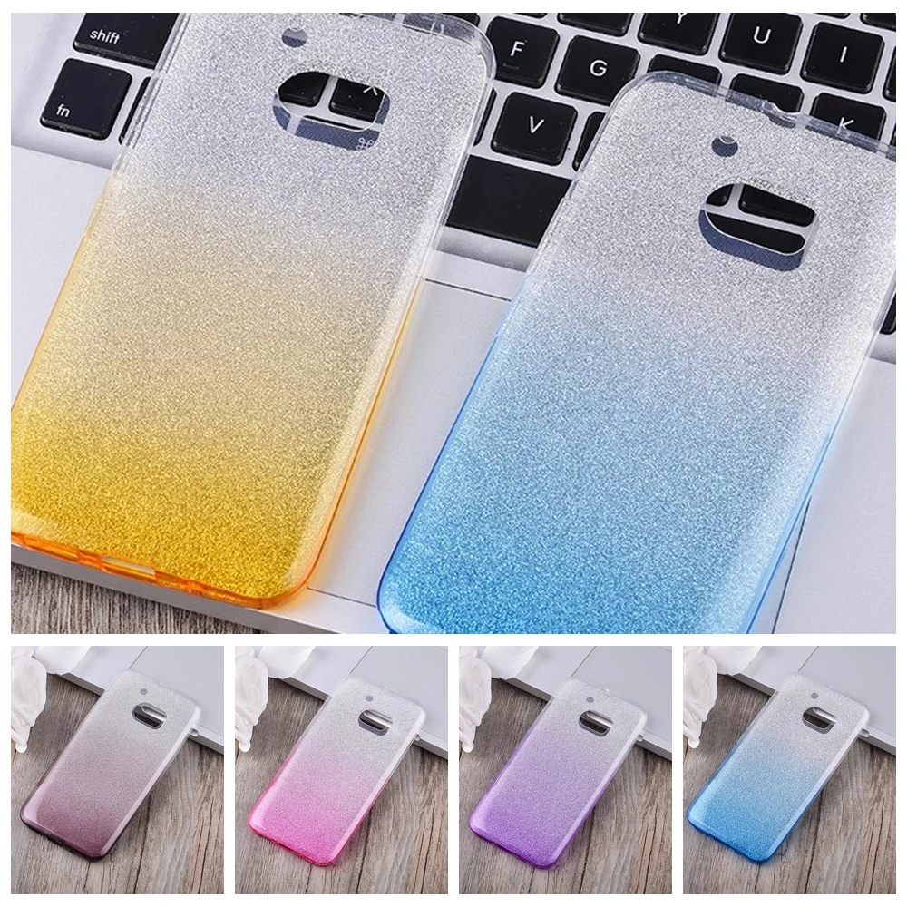 2016 Новый Ультра тонкий Градиент Цвета Мягкие TPU Задняя Крышка Телефона Чехол для