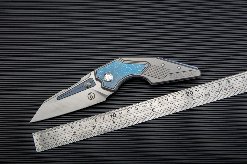 Maxace Zerg складной нож M390 лезвие титановая вставка|Ножи| |