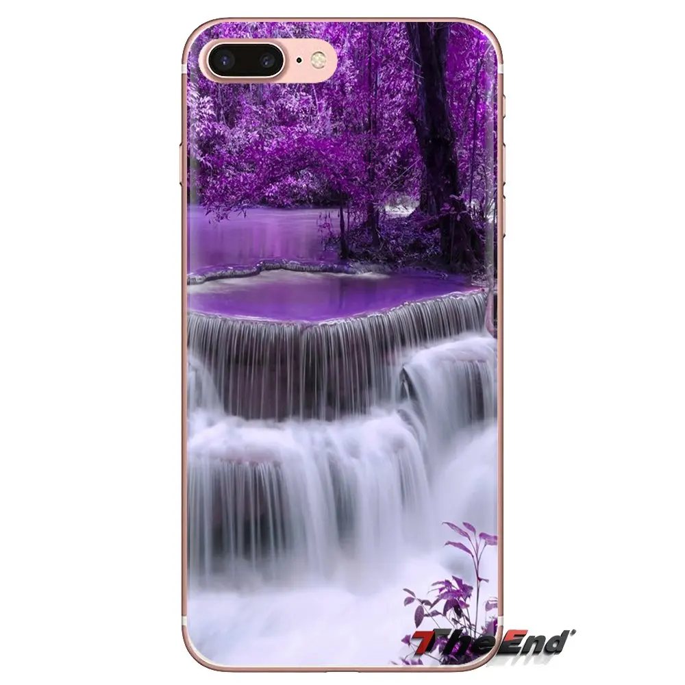 Soft Transparent Shell Covers Waterfall Wallpaper For Samsung Galaxy S3 S4 S5 Mini S6 S7 Edge S8 S9 S10 Plus Note 3 4 5 8 9 |