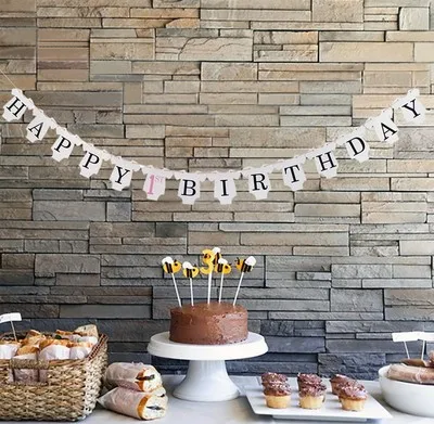 1 баннер на 1-й день рождения для маленьких мальчиков и девочек украшения товары