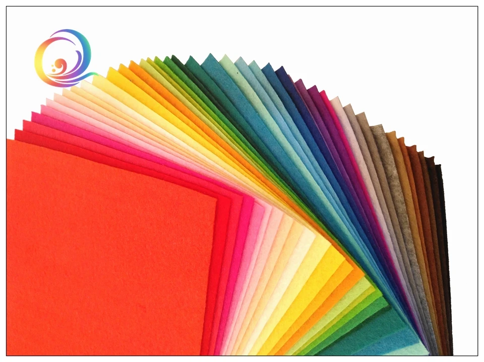 40pcs15x15cm нетканый Войлок 1 мм Толщина полиэфирная ткань войлоки домашнего украшения узорчатый набор для шитья кукол ремесла