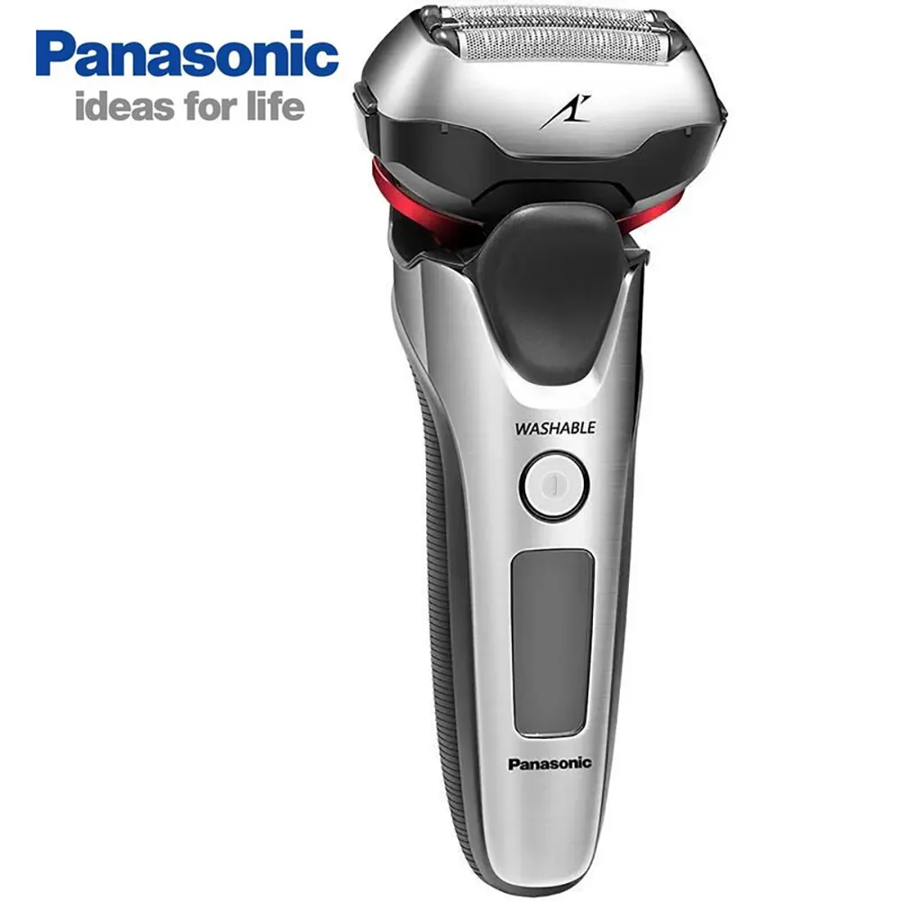 Серебристый Panasonic LAMDASH линейная Мужская перезаряжаемая бритва ES-LT6A с всенаправленной 3D тройной плавающей головкой система полная стирка тела - Цвет: Серебристый