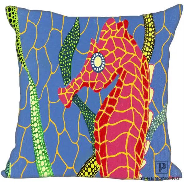 Square Pillowcases Декоративная Наволочка на заказ Yayoi Kusama квадратная Наволочка на молнии лучший подарок 35X35,40x40,45x45 см(одна сторона) 180516-10 - Цвет: Square Pillowcases