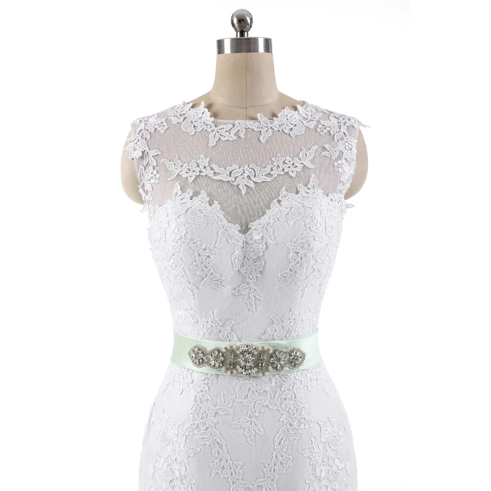 Женское свадебное платье без рукавов элегантное кружевное с юбкой годе 2021|mermaid