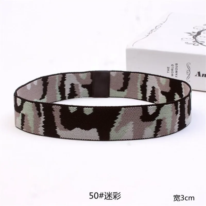 Модные занятий спортом йогой эластичная повязка на голову для мужчин женщин и