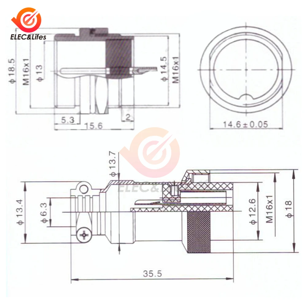 GX16 3-контактный 4-контактный 5 Pin-8 Pin 16 мм Мужской Женский авиационный разъем 2/6/7/9/10Pin провод винт крепления панели разъем круглое гнездо переменного тока