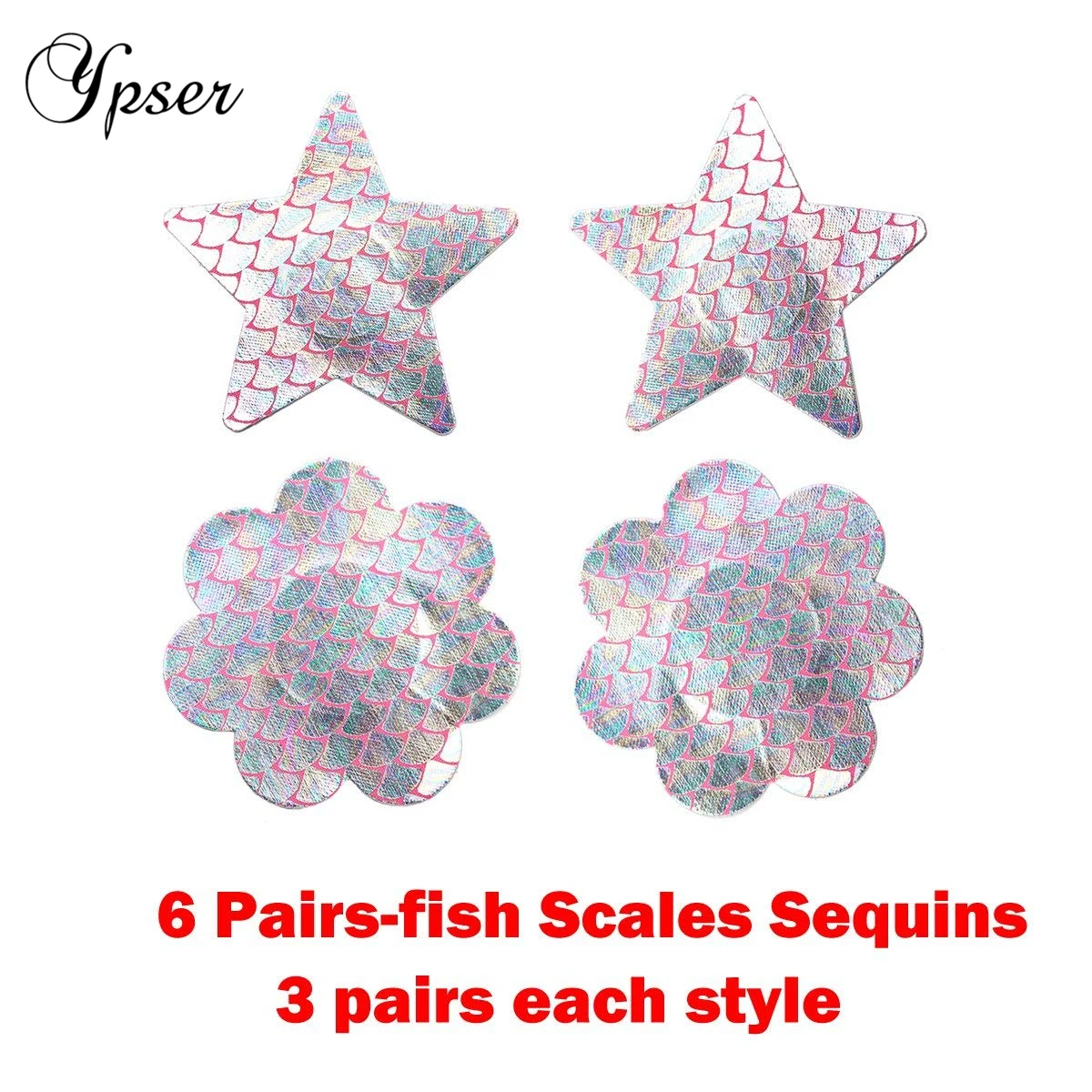 6Pair Scales Ypser 5-15 пар, смешанные накладки для сосков, накладные соски, наклейки для молочной пасты, одноразовые клеящиеся интимные аксессуары - Цвет: 6Pair Scales