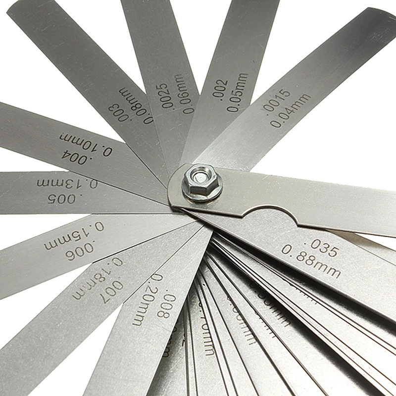 32 set distance gauge feeler valve teaching 0.04-0.88 mm gap dimension | Инструменты
