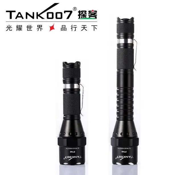 値段 1セットTANK007 PT40 Cree Xm-l U2 5-modes1000lumenハイパワーled戦術的な懐中電灯18650バッテリー