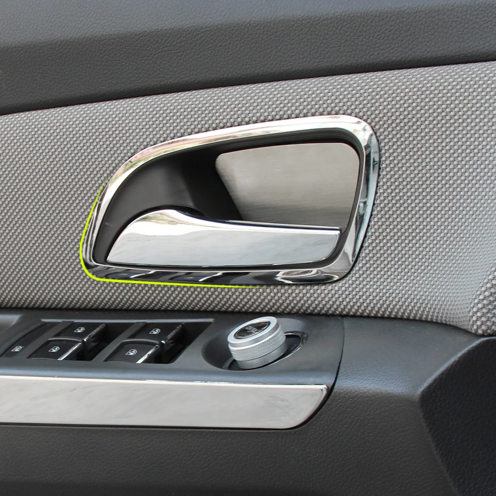 Автостайлинг AndyGo ABS Хромированная обшивка дверей ручная декоративное кольцо для