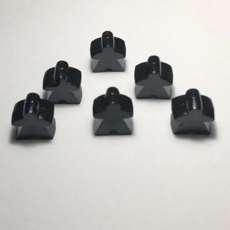 Бесплатная доставка 15 мм 6 шт Meeple пластиковая пешка/Шахматы для настольной игры