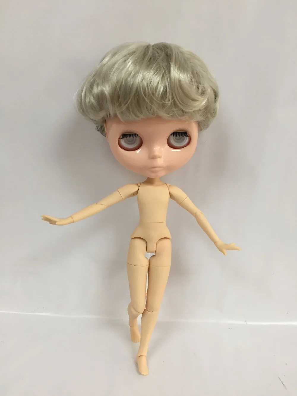 Без глаз чипы мальчик без макияжа Обнаженная blyth кукла для DIY 20170817 444