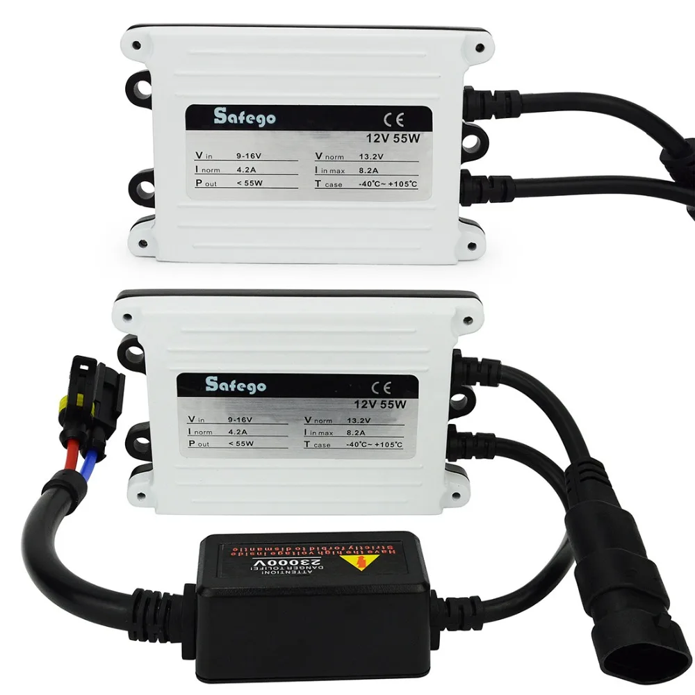 Safego H7 комплект для переоборудования ксенона HID 12V 55W AC 4300K 6000K 8000K 10000K ксеноновый