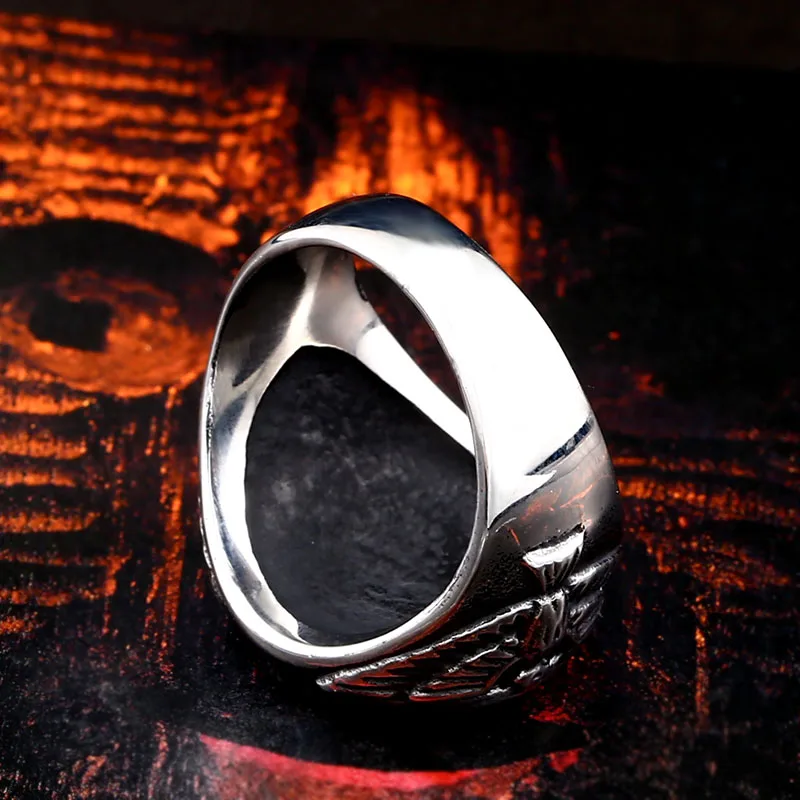 Стальной солдат популярная Звезда Давида гексаграмма модное кольцо со змеей