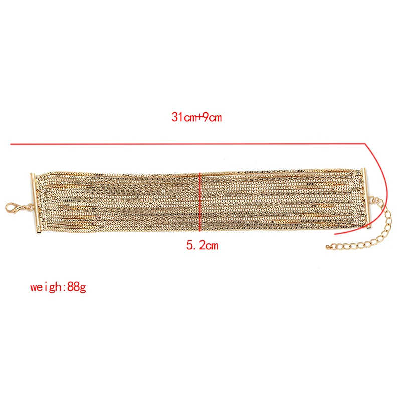 Wholesale JUJIA Statement Jewelry Collares Mujer Metal Chain Chockers Maxi Gold Necklace Pendant Necklaces | Украшения и