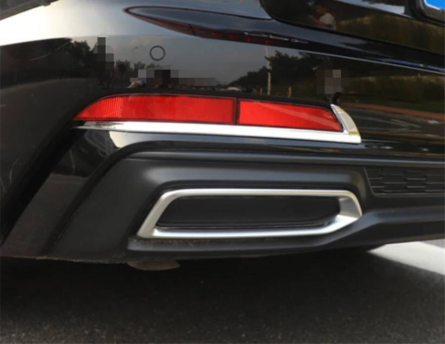 Для Audi A6 C8 хром задний габаритный фонарь абажур для лампы с металлическим каркаксом отделка бровей век скошенный декоративный ободок стайлинга автомобилей