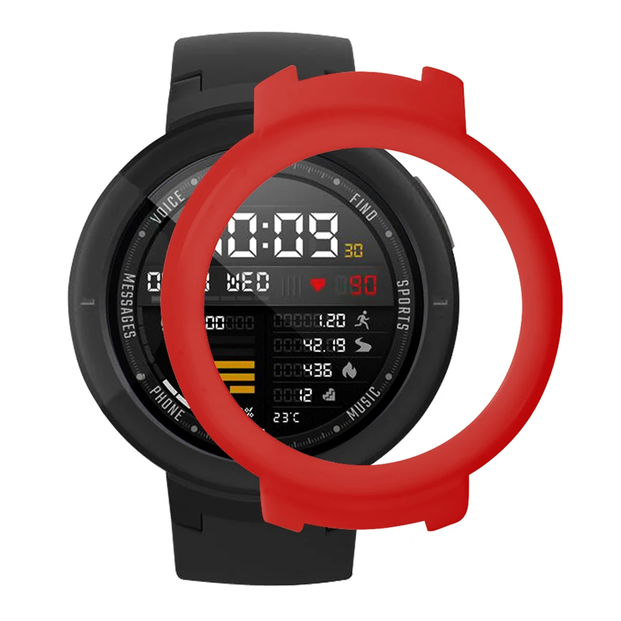 Ультратонкий чехол для часов из поликарбоната Xiaomi Huami Amazfit Verge 3 цветной защитный