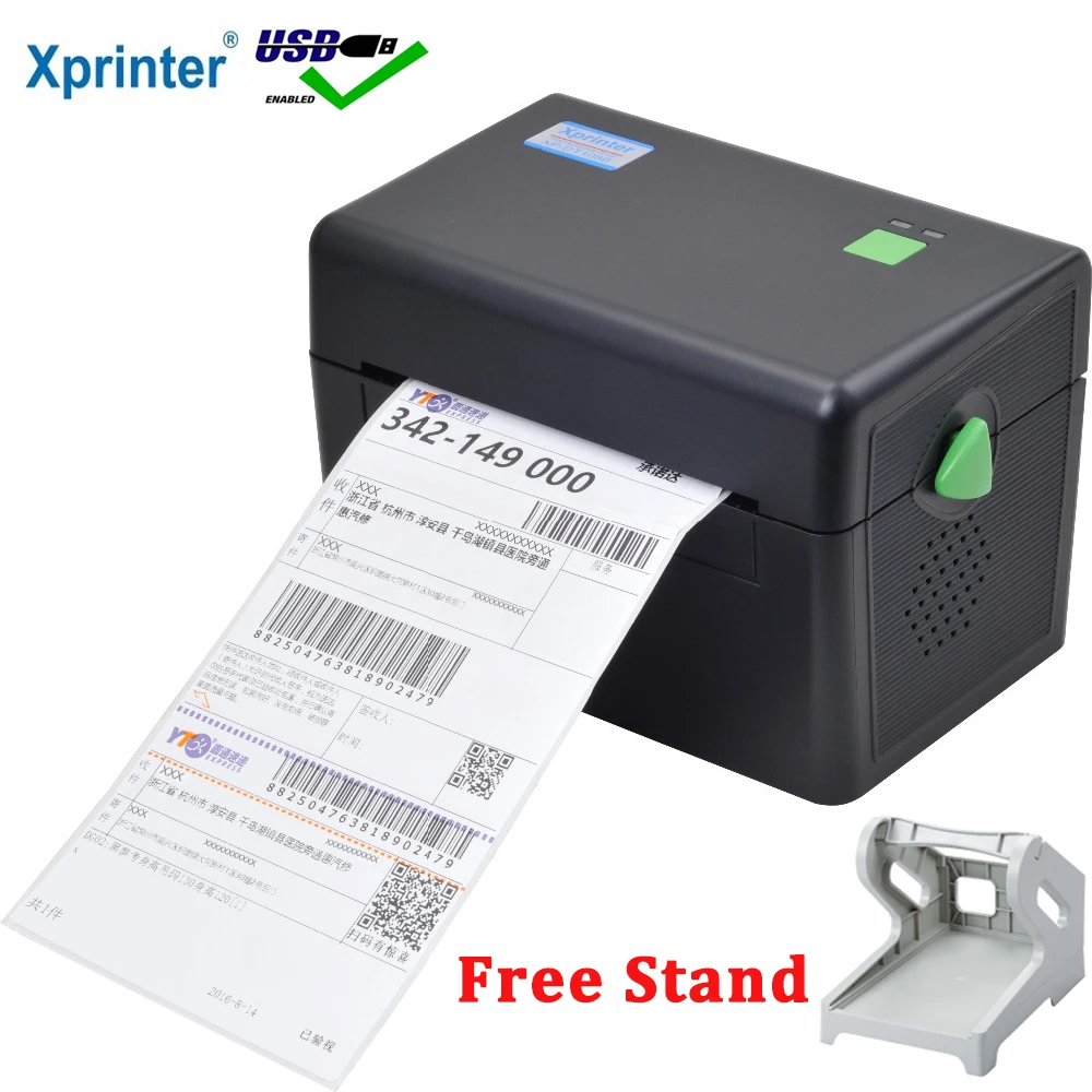 Принтер штрих-кодов Xprinter принтер Термоэтикеток 4 дюйма от 22 до 118 мм штрих-код |
