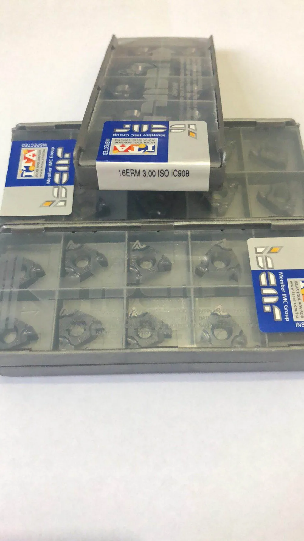 Iscar пластины для токарных резцов 16ERM1/1,25/1,5/1,75/2/2,5/3 3,5 IC908 16ERMAG60 IC908/16ERM AG55IC908