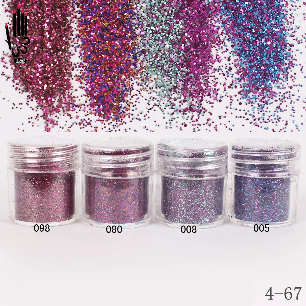 1 банка/коробка 10 мл смесь цветов для ногтей фиолетовый красный блеск ногтевого