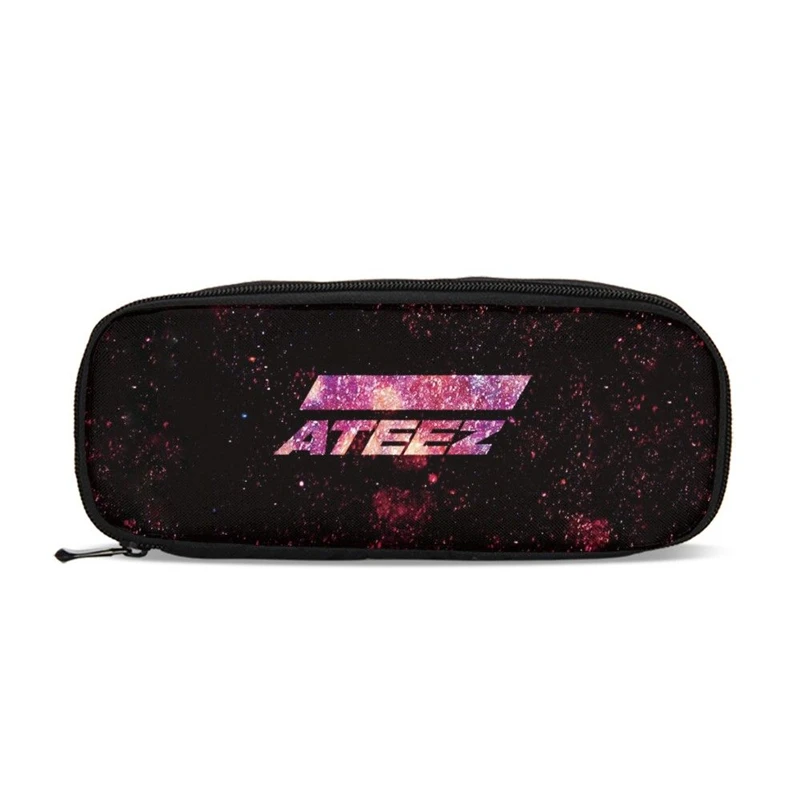 Оранжевый Ateez школьные рюкзаки с принтом для девочек-подростков, сумки через плечо, большая детская школьная сумка, рюкзак для студентов, Mochila, повседневный рюкзак - Цвет: Оранжевый