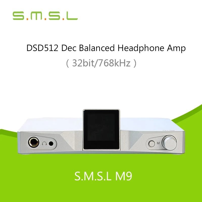 SMSL M9 32bit/768 кГц DSD512 AK4490X2 XMOS HiFi Цифровой Декодер Оптический/Коаксиальный/USB DAC