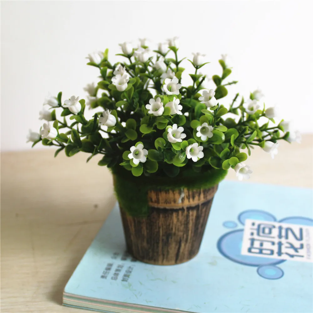 1 piece of plastic simulation artificial Milan rose bonsai flower home wedding party decoration | Дом и сад