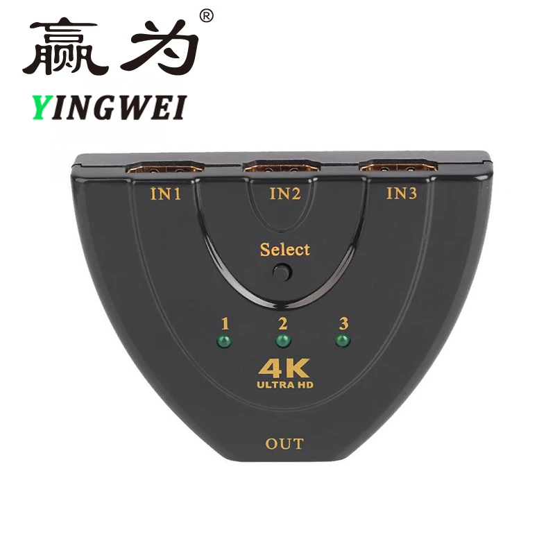 HDMI переключатель сплиттер телевизор 4K Smart TV коммутатор 3 порта в 1 выход * 2K для DVD