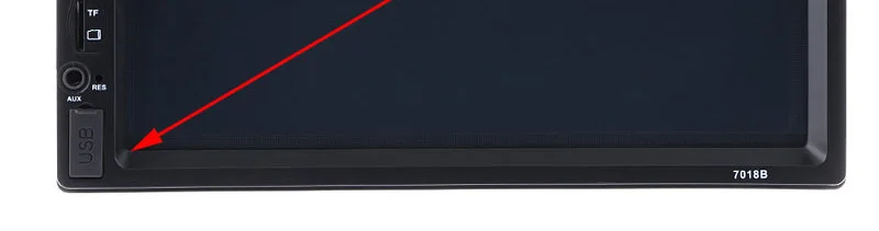 2 Din Автомобильный Радио Видео плеер 7 ''HD Bluetooth заднего вида Стерео FM MP3 MP4 MP5 Аудио USB AUX Авто Электроника Авторадио 7018B