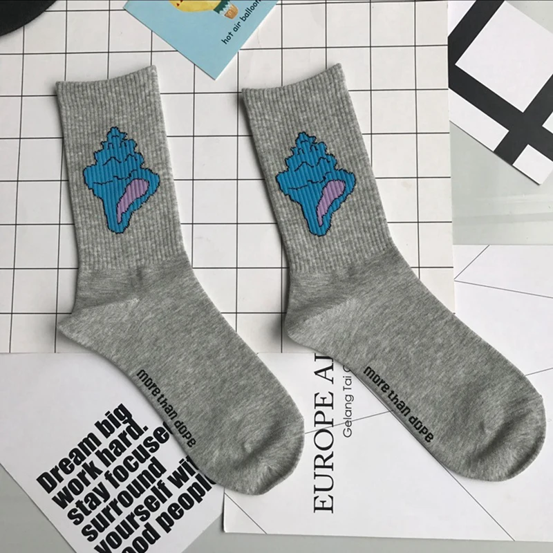 Для мужчин и женщин носки на каждый день Harajuku в Корейском стиле японский хлопок