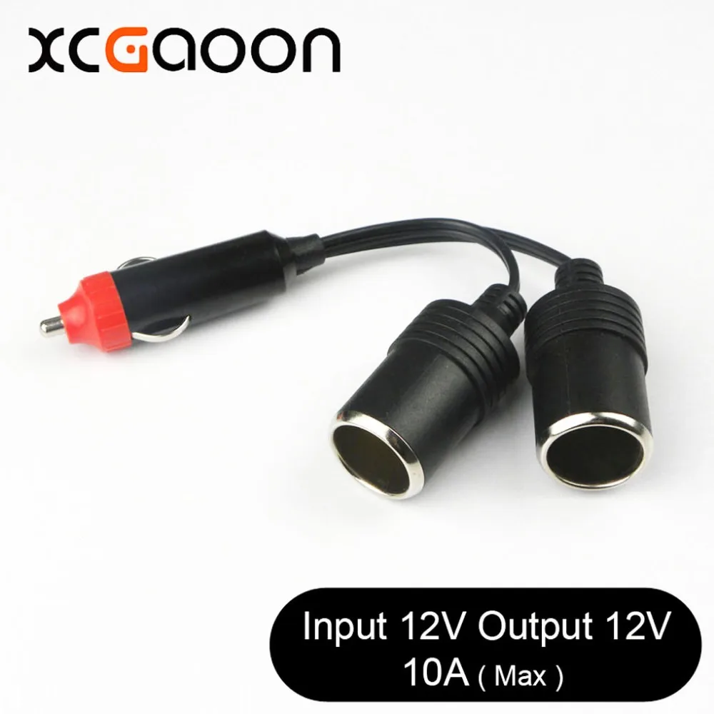 XCGaoon 120 Вт 10 шт. тройной разветвитель автомобильного прикуривателя гнездовая