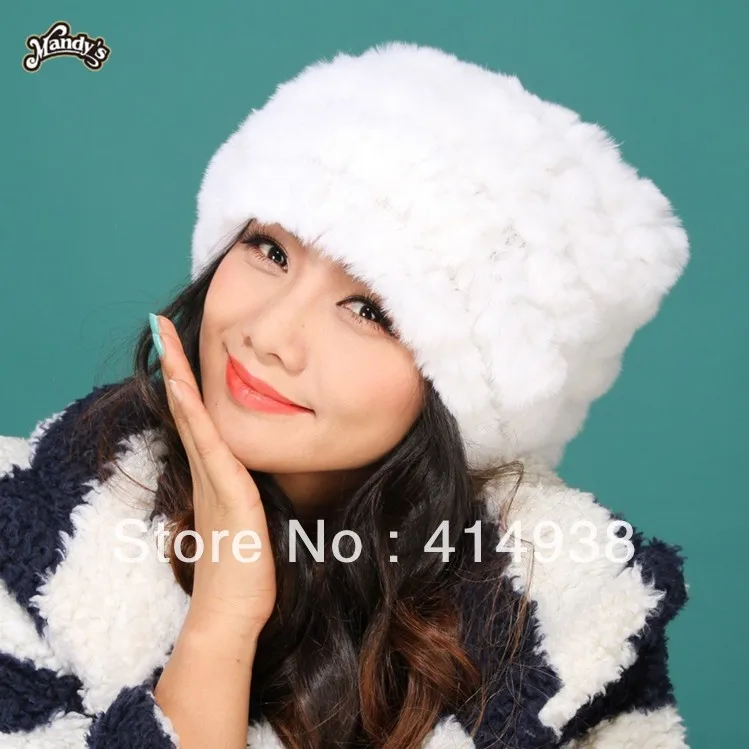 100% гарантия 3 цветов 2014 новый теплый рождество настоящее rex-кролика шляпа кепка |